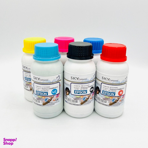 جوهر مخزن اسکای کالر مدل EP200ML حجم 200 میلی لیتر مجموعه 6 عددی