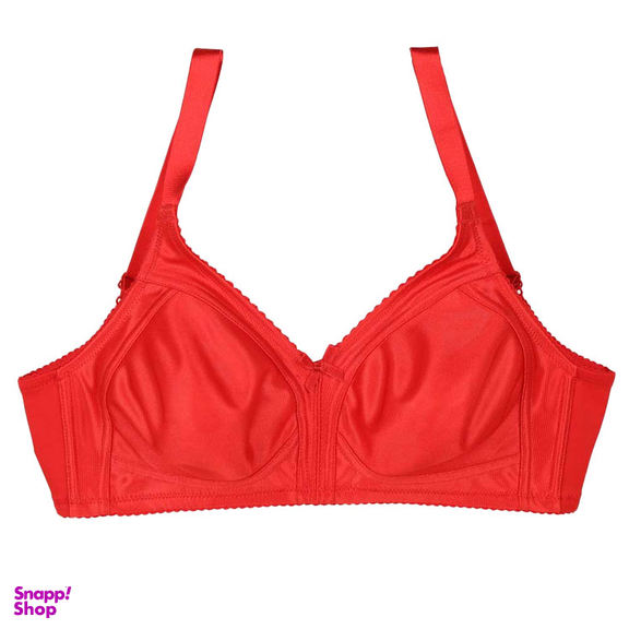 سوتین زنانه بارون مدل بدون فنر پرسی کد 503 رنگ قرمز