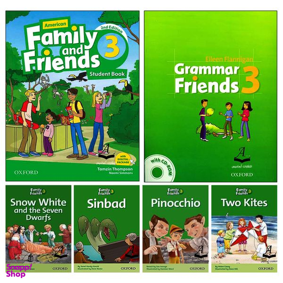 کتاب Family and Friends 3 اثر جمعی از نویسندگان انتشارات آرماندیس شش جلدی