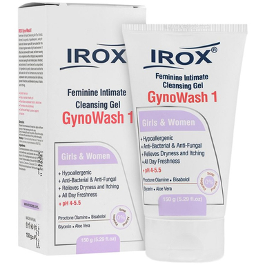 ژل شستشو بانوان ایروکس مدل Gyno Wash 1 وزن 150 گرم