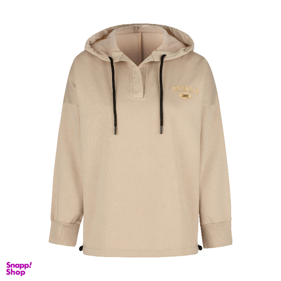 ست هودی و شلوار زنانه لوینت مدل اورجینال کد 6366 رنگ کرم روشن