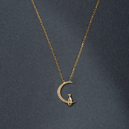 گردنبند طلا 18 عیار زنانه جواهری سون کد 3207