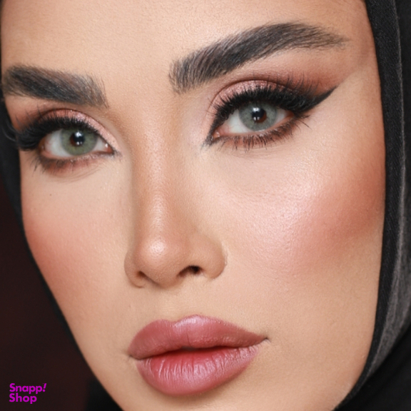 لنز فصلی بیوتی مدل sca21 کد B09 رنگ طوسی سبز روسی