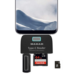کارت‌ خوان Type-C ماکار مدل M6in1 USB 3.1 با سرعت 10Gbps
