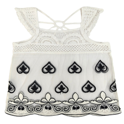 تاپ زنانه مدل دانتل نیو کد 101 رنگ سفید