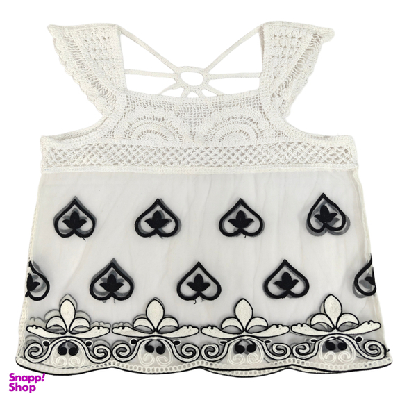 تاپ زنانه مدل دانتل نیو کد 101 رنگ سفید