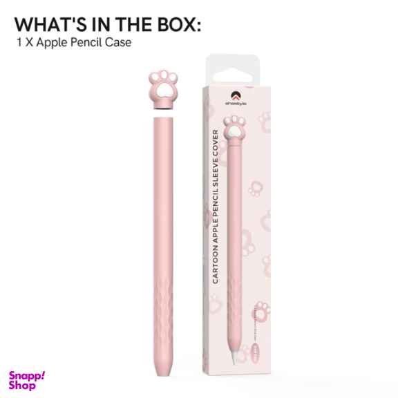 کاور قلم لمسی آهااستایل مدل PT129-2 طرح پنجه گربه مناسب اپل سری 2