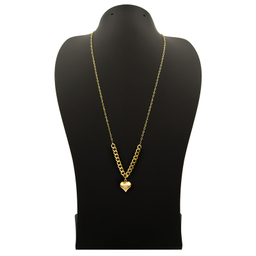 گردنبند طلا 18 عیار زنانه کاپانی مدل قلب کد KN007