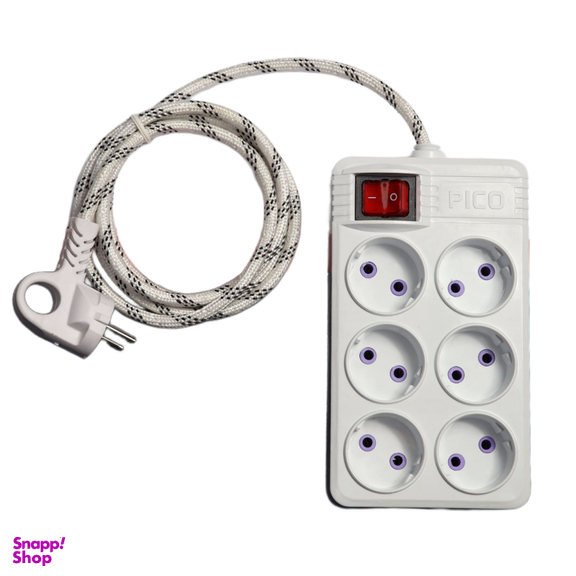 چند راهی برق پیکو مدل P6 طول 1.5 متر