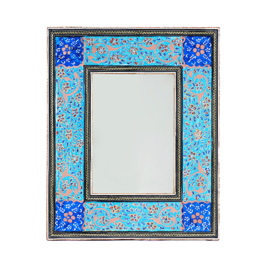 قاب آینه مدل دور نقاشی سایز 30×24 سانتی‌ متر
