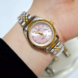 ساعت مچی عقربه ای زنانه طرح رولکس مدل دیت جاست کد 1950