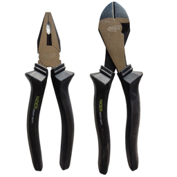 انبر دست و سیم چین نیدر کد HEAVY DUTY CR-V 08 سایز 8 اینچ مجموعه 2 عددی