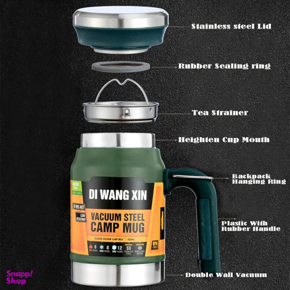فلاسک دسته دار کوهستانی دیوانگ ژین مدل 304DI WANG XIN