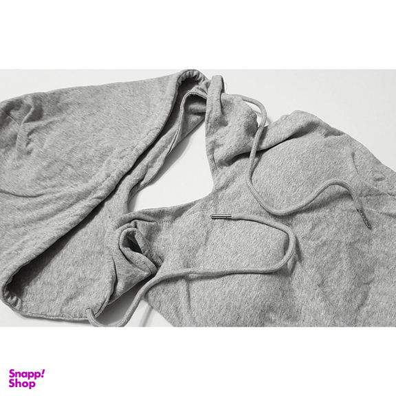 کراپ تاپ کلاه دار زنانه ماییلدا مدل 5260-259 رنگ طوسی