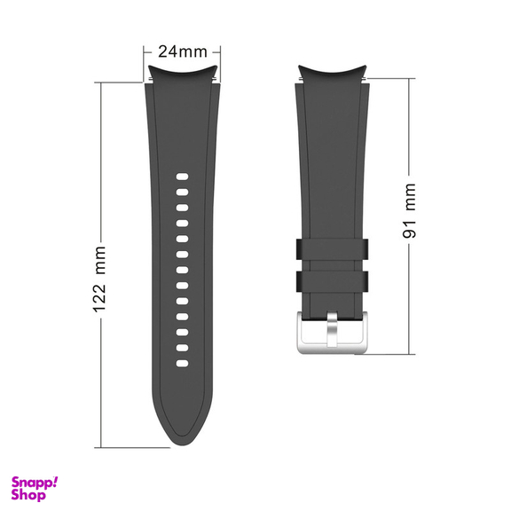 بند ساعت هوشمند سامورایی مدل SELECTED مناسب برای مناسب برای سامسونگ Galaxy Watch 4 44mm