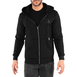 سویشرت مردانه کد ZIPPO25 رنگ مشکی