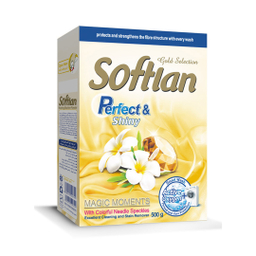 پودر ماشین لباسشویی سافتلن سری Gold Selection مدل Perfect And Shine وزن 500 گرم بسته 3 عددی
