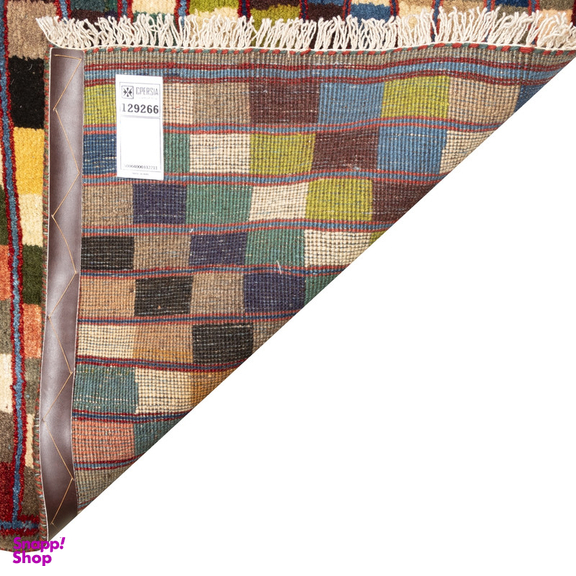 گبه دستباف سی پرشیا کد 129266 سایز 146×112 سانتی متر