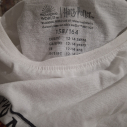 تیشرت آستین کوتاه دخترانه هری پاتر مدل ۱۲۳ رنگ سفید