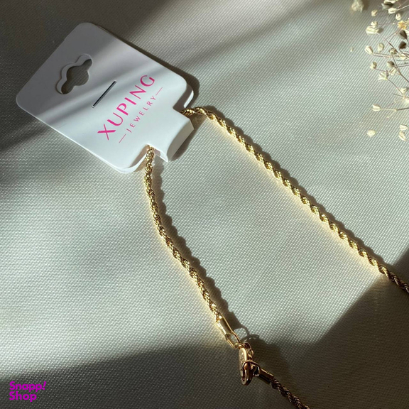 زنجیر زنانه ژوپینگ مدل مارپیچ کد MZ