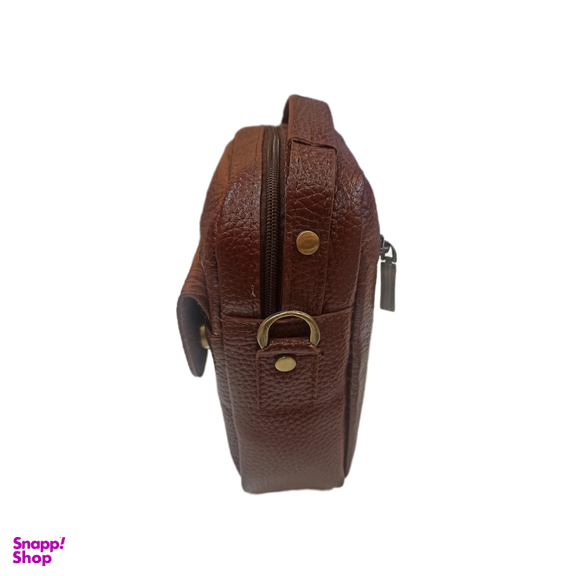 کیف رودوشی چرم طبیعی مدل سنگی