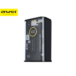 پاوربانک اوی مدل AWEI P165K Glass ظرفیت 10000 میلی‌ آمپر ساعت
