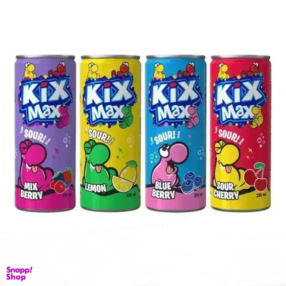 شربت کیکس مکس حجم 250 میلی لیتر بسته 4 عددی