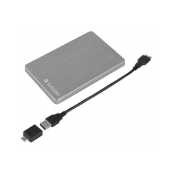 هارد دیسک اکسترنال ورباتیم مدل ALU Slim ظرفیت 1 ترابایت
