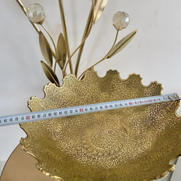 میوه خوری برنجی مدل طاووس کد 260223