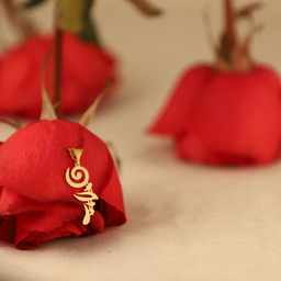 نیم ست طلا 18 عیار زنانه الن نار مدل   ELN9959