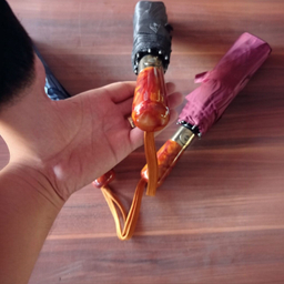 چتر اتومات آر اس تی مدل دسته چوب براق کد X8003