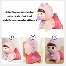 اسباب بازی هانگر مدل نوزاد طرح crawling baby