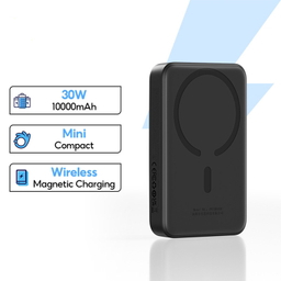 پاوربانک بیسوس مدل magnetic mini 30W ظرفیت 10000 میلی آمپر ساعت