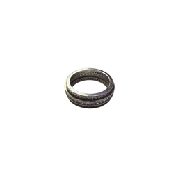 انگشتر نقره 925 عیار زنانه طرح تمام نگین کد roj 1344