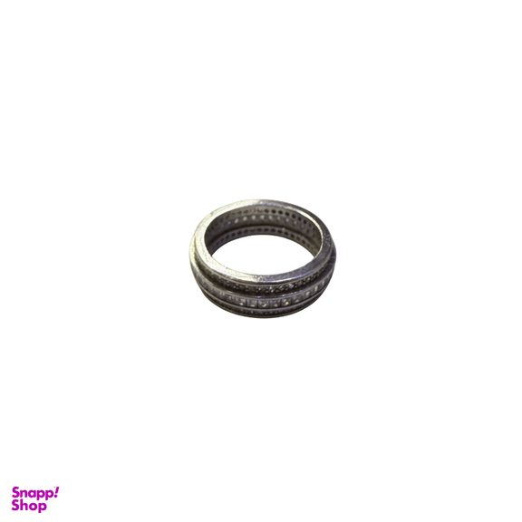انگشتر نقره 925 عیار زنانه طرح تمام نگین کد roj 1344