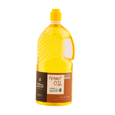 روغن بادام زمینی بسدین حجم 1 لیتر