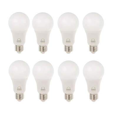 لامپ ال ای دی 10 وات بروکس مدل A-60 پایه E-27 بسته 8 عددی