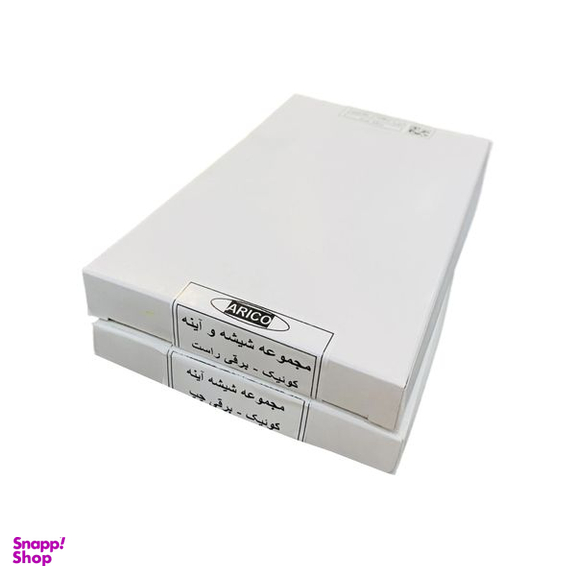 شیشه آینه راست و چپ برقی آریکو کد 1370RL مدل گرمکن دار مناسب برای کوییک ساینا بسته 2 عددی