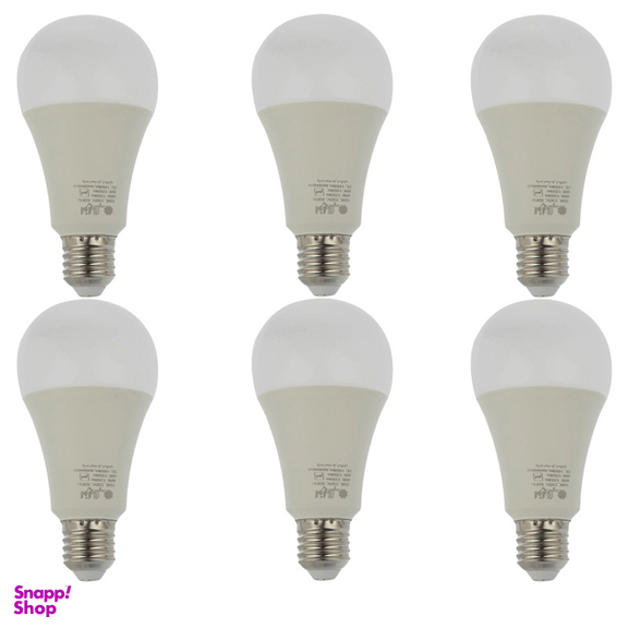 لامپ ال ای دی 15 وات افراتاب مدل AF-A70-15W پایه E27 بسته 6 عددی