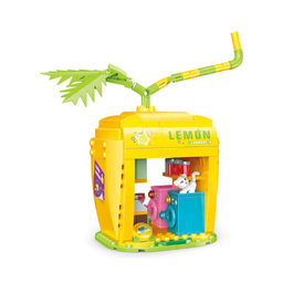 لگو 257 قطعه کوگو مدل فروشگاه اتوشویی طرح لیمو