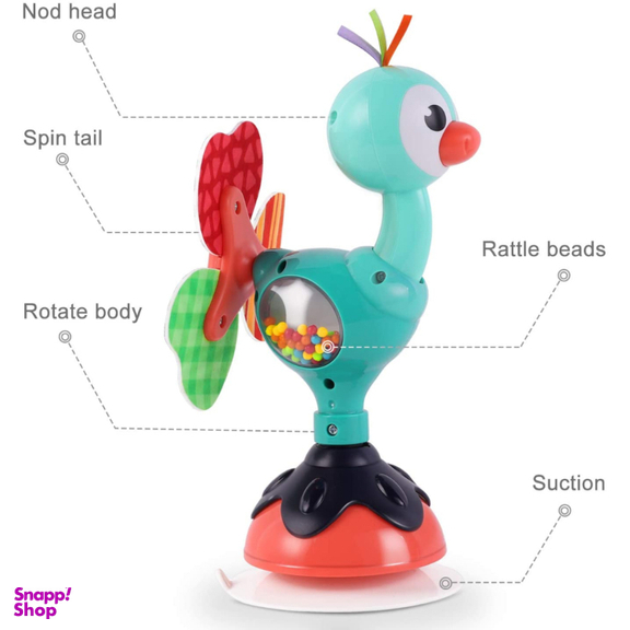 اسباب بازی جغجغه صندلی غذا هولی تویز مدل Hola Toys Rattle 3150C