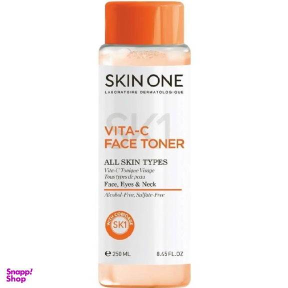 تونر صورت اسکین وان مدل Vitamin C حجم 250 میلی لیتر