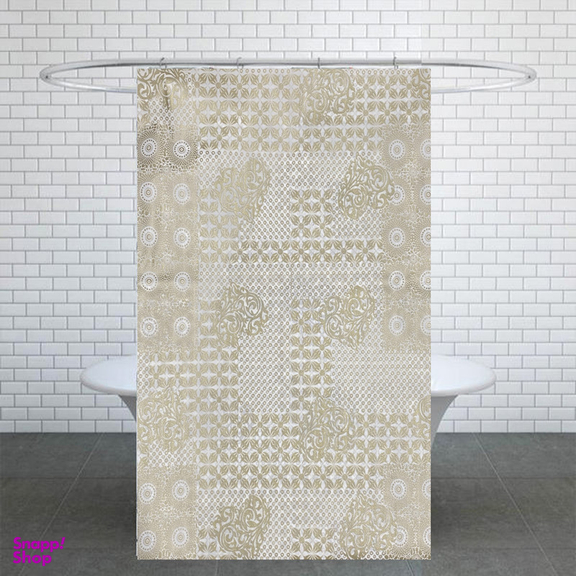 پرده حمام کد PH175 سایز 180×200 سانتی متر