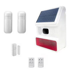 پکیج آژیر فلاشر بی سیم سولار هگزا کد hwss-433
