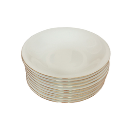 سرویس غذاخوری 154 پارچه ice grand طرح ساده دور طلایی