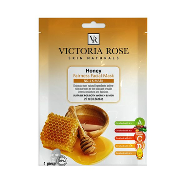 ماسک صورت ویکتوریا رز مدل Honey حجم 25 میلی لیتر بسته 5 عددی