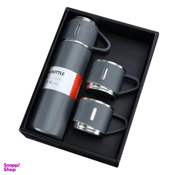 فلاسک استیل مدل سه فنجانه گنجایش 500 میلی لیتر