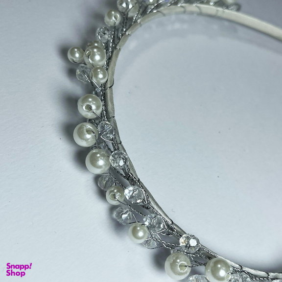 تل مو زنانه مدل کریستالی مرواریدی VENUS-KMB