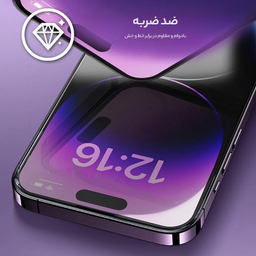 محافظ صفحه نمایش آنتی پرپل مستر مدل Resistant مناسب گوشی موبایل اپل iPhone 16 Pro Max