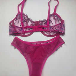 ست سوتین و شورت زنانه نوشه پوش کد 88932 رنگ بنفش